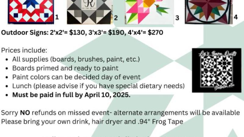QuiltDesigns,BarnQuiltPaintParty,date,time